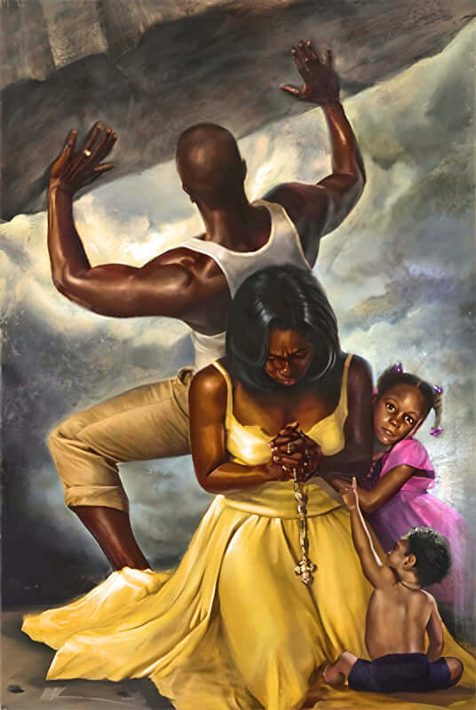 Behind Every Great Man by WAK / Inspirational / Motivational / African American Art / Black Art /  Positive Black Images