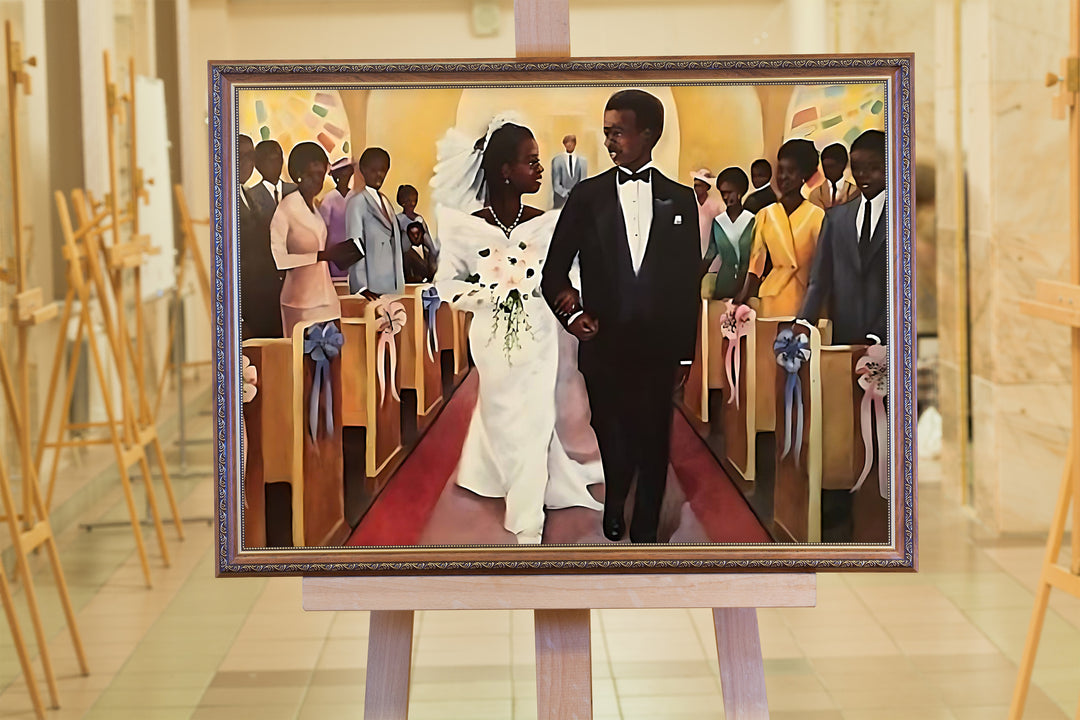 Soulmates by Arthello Beck Jr.: African American Wedding Art