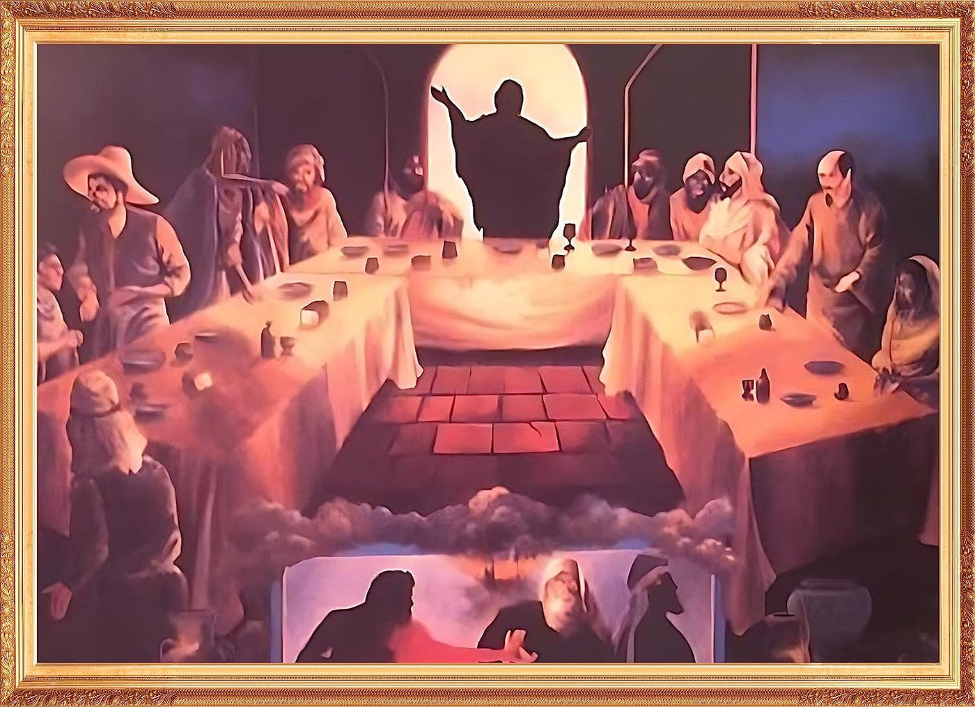 The Last Supper - Black Wall Art by Taylor Gurley / Black Religious Art / African American Art / Black Art / Positive Black Images