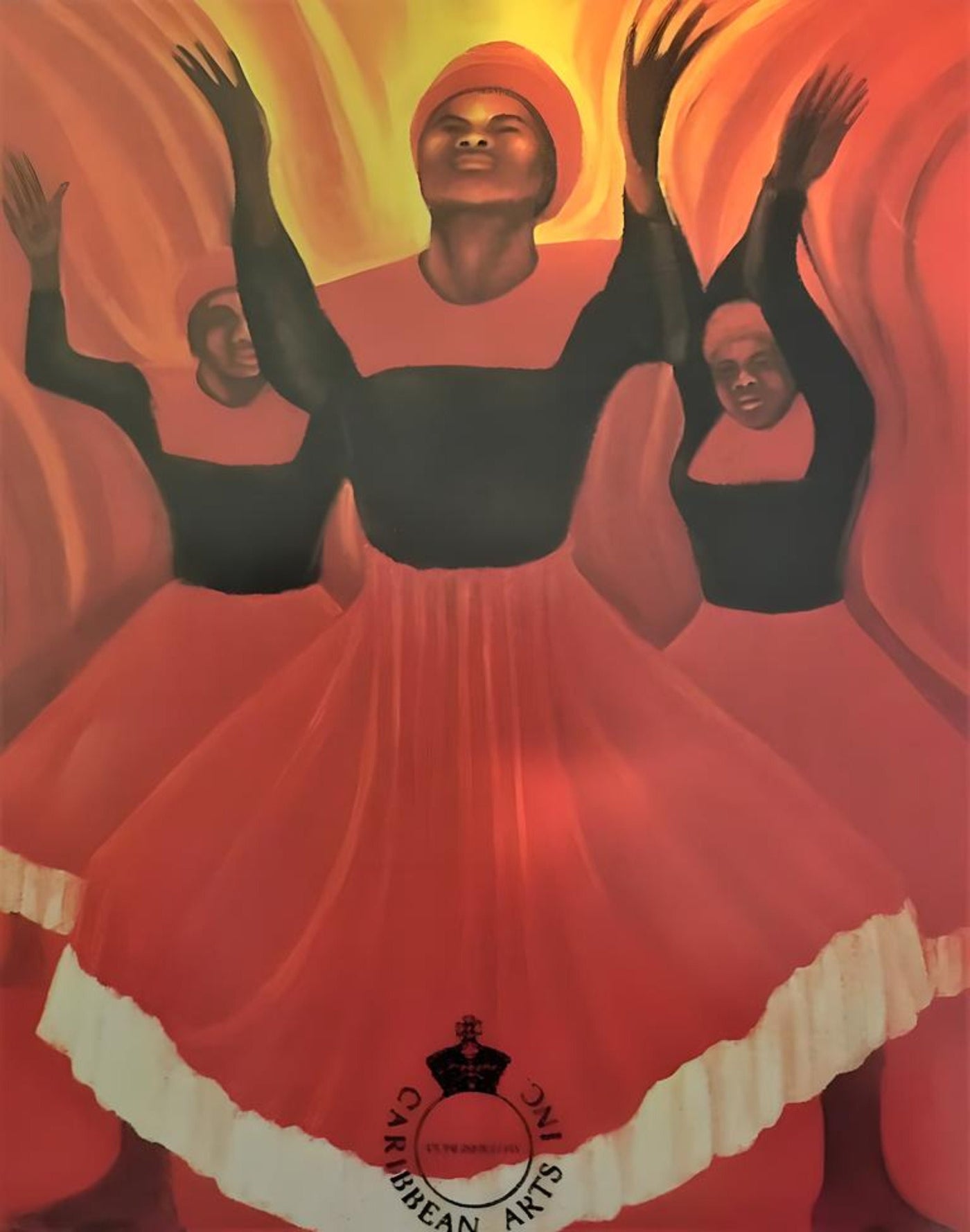 Reach To The Heavens / Black Art / African American Art /  Black Religious Art / Black Art Gallery / Unframed / Positive Black Images Art